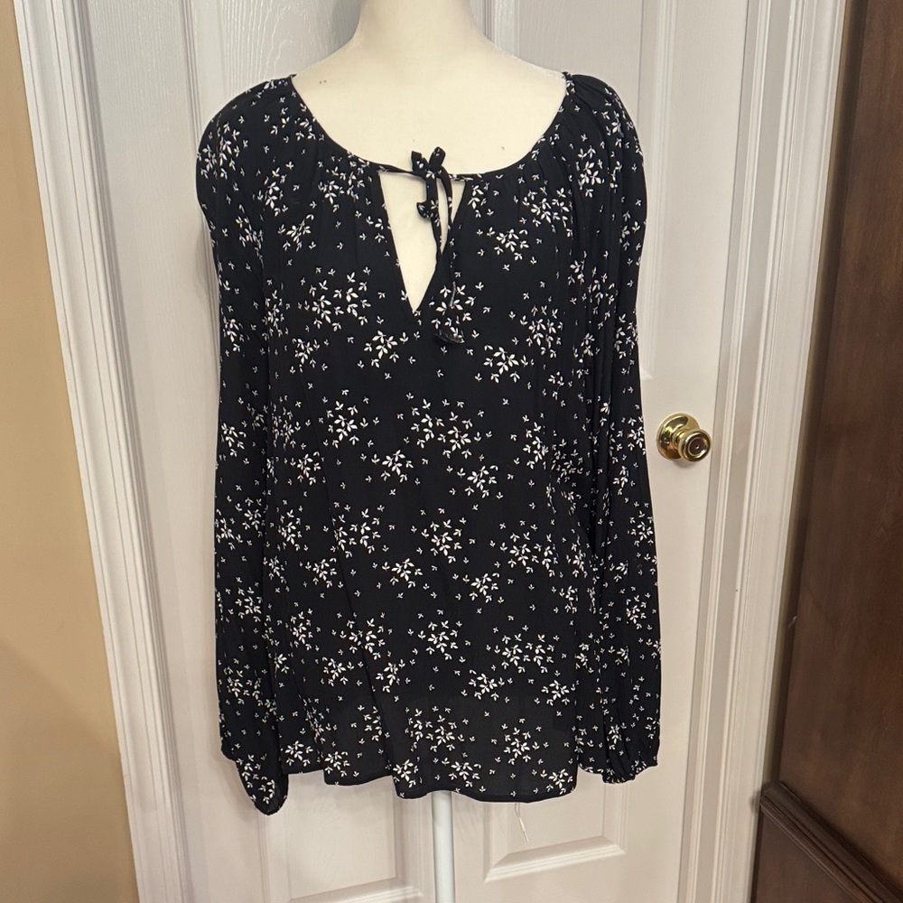Sanctuary Black Floral Blouse